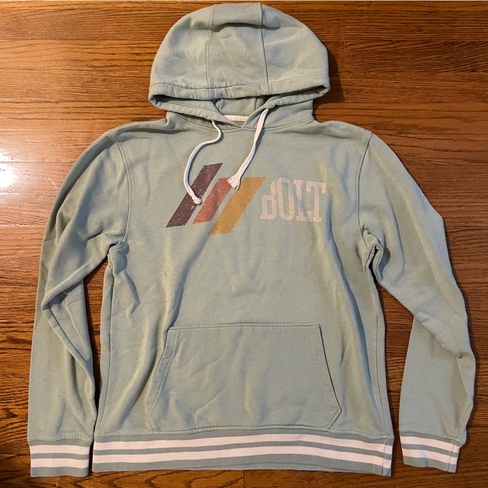 Lightning Bolt Light Green Hoodie Sweatshirt